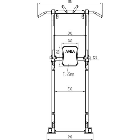 Μηχάνημα Μονόζυγο/Δίζυγο AMILA Power Tower 44274