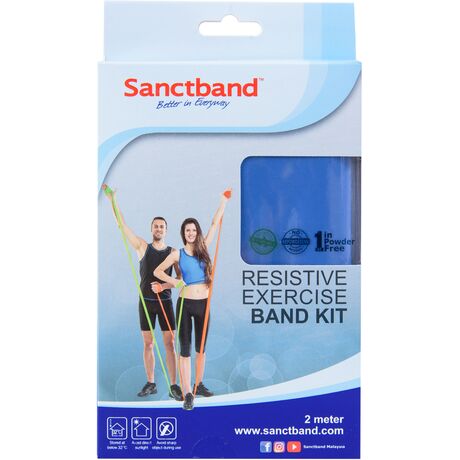 Λάστιχο Αντίστασης Sanctband Gymband Σκληρό 88303