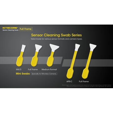 SENSOR CLEANING SWABS, 24mm, Full Frame