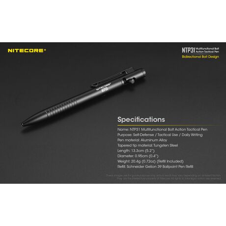 Tactical Pen NITECORE NTP31