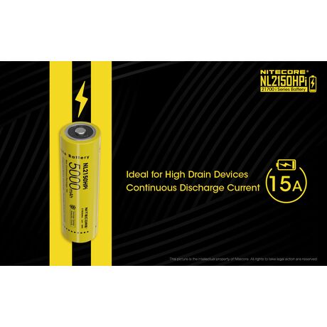 ΜΠΑΤΑΡΙΑ NITECORE 21700/ 5000mAh / HPI