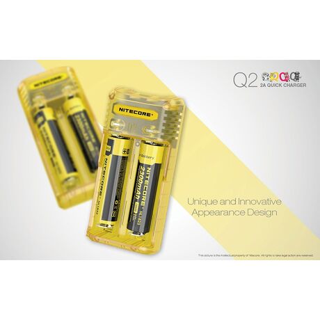 ΦΟΡΤΙΣΤΗΣ NITECORE Q2, Quick charger, 2A,Mango