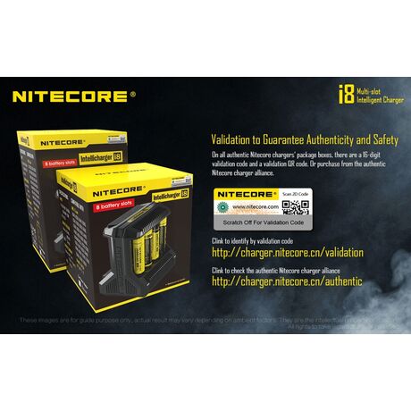 ΦΟΡΤΙΣΤΗΣ NITECORE i8, Οχτώ Θέσεων